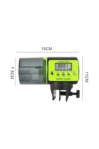 Sones Aquablue Balık Tankı Akıllı Zamanlama Otomatik Besleyici Akvaryum Japon Bal Büyük Kapasiteli Balık Yemleme Makinesi 56215178