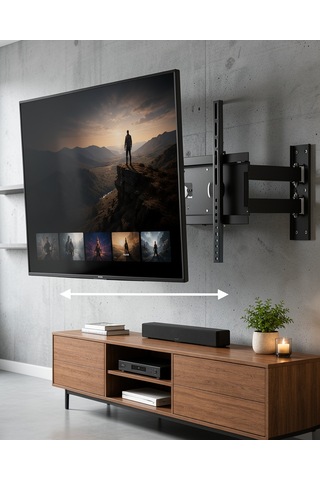 Tv Tutucu Hareketli Çift Kollu Uczzzbp3k2755-5