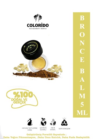 Colorido Bálsamo Bronce Nemlendirici Işıltı Veren E-vitaminli Krem Balm 04 Bronze