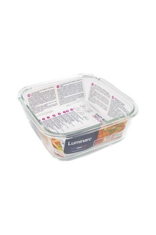 Luminarc Kare Cam Saklama Kabı 122 Cl 18x18x7 CM