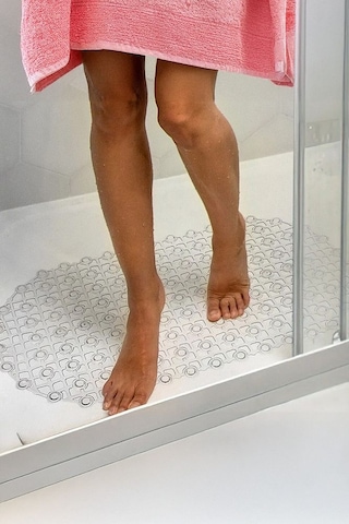 Banyo Paspası Şeffaf Silikon Kaymaz Vakumlu Duş Paspası 1