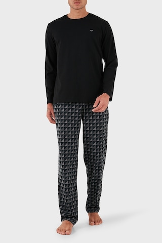 Emporio Armani Erkek Pijama Takımı Em000611 Af14994 Mc273 Siyah Siyah