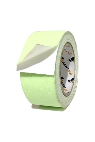 Fosforlu Kaydırmaz Bant Yeşil Fosforlu Merdiven Bandı 5 CM x 15 MT