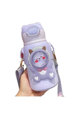 Çocuklar İçin Sağlıklı Ve Dayanıklı 316 Kalite Paslanmaz Çelik Bardak, Yemek Dostu Çocuk Kupası MAvi