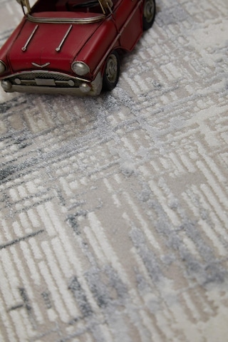 Çam Halı Norm 6213 Gri Romans Halı Modern Desenli Makine Halısı