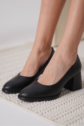 Kocadal Kocadal Candie Siyah Cilt Kadın Stiletto Muhtelif