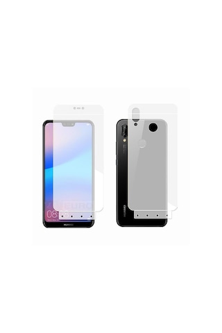 Huawei Nova 3e İle Uyumlu Ön-arka Darbe Emici Hd Ekran Koruyucu Kaplama