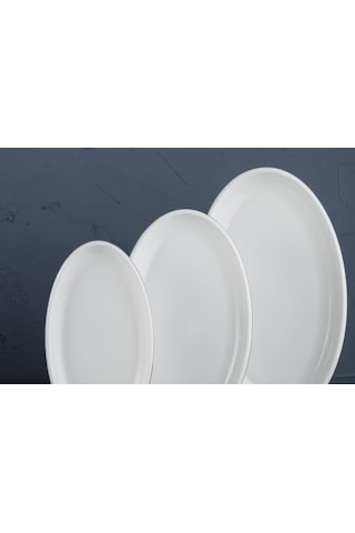 Evaliza Platin Elegant 30 Parça 6 Kişilik Porselen Yemek Takımı Çok Renkli