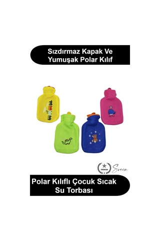 Çocuk Sıcak Su Torbası 500 Ml Polar Kılıflı