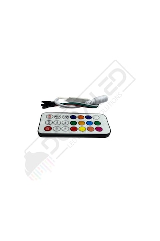 Sp104e Ws2811-ws2812 Volt Argb Pixel Kontrol Devresi 21 Tuşlu Rf Kumandalı Magic Led