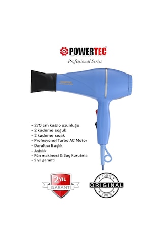 Powertec TR-501 Profesyonel Fön Makinesi