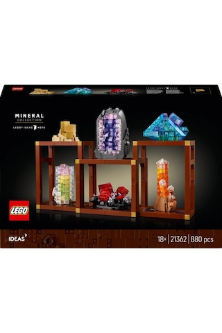 LEGO® Ideas Mineral Koleksiyonu 21362 - Taş Koleksiyoncusu Yetişkinler için Yaratıcı Model Yapım Seti (880 Parça)