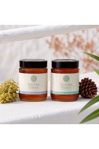 Natura Datça Çam Balı Ve Kekik Balı 2'li Set 2 X 500 G