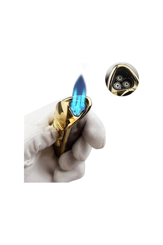 Cohiba Ccm0214 3 Jet Torch Puro Çakmağı Sarı Metal