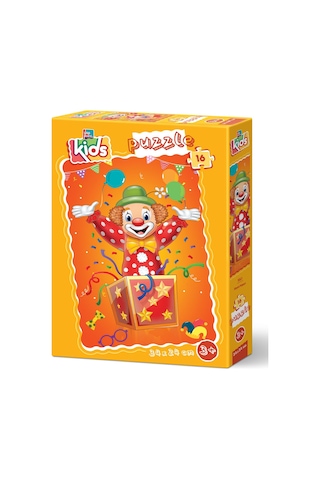 Yappuzz Sürpriz Palyaço 16 Parça Çoçuk Puzzle