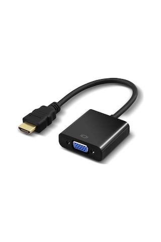 HDMI To Vga Ses Çevirici Dönüştürücü Kablo