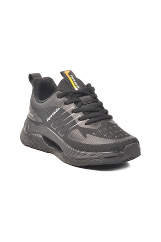 Siyah Fileli Hafif Esnek Unisex Spor Ayakkabı Pcı-11068 G Siyah