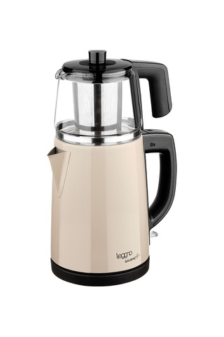 Leggno Gourmet Pro LE-GRM102GTMCR Cam Demlikli Çay Makinesi