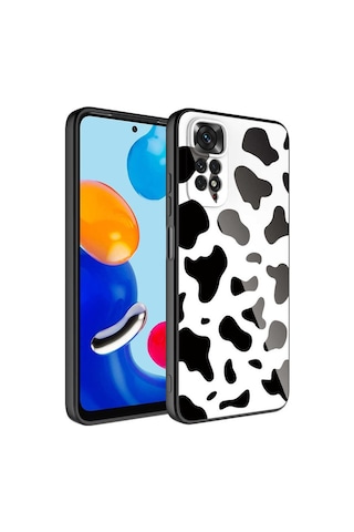 Xiaomi Redmi Note 11s Global Kılıf Kamera Korumalı Desenli Sert Silikon Zore Epoksi Kapak NO7
