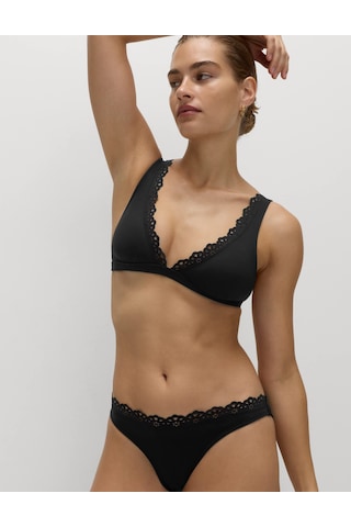 Marks & Spencer Detaylı Bikini Üstü T52001158b Siyah