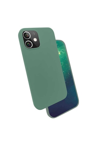 Apple Uyumlu iPhone 12 Mini Kılıf Zore Silk Kadife Iç Yüzey Kılıf