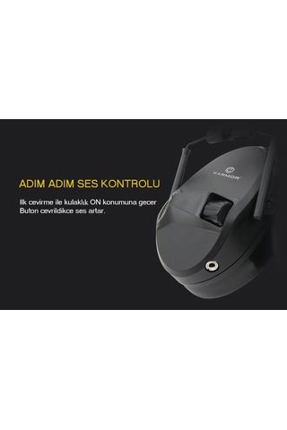 Opsmen Earmor Elektronik Atış Kulaklığı M30 Siyah