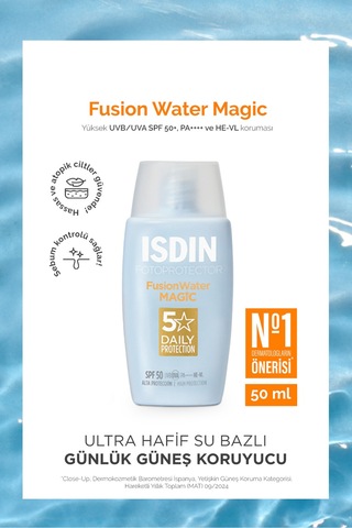Fotoprotector Fusion Water Magic Spf50 50 Ml