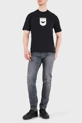 Emporio Armani Erkek T Shirt Em005551 Af25183 F8097 Siyah