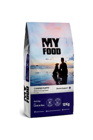 My Food Yavru Köpek Orta Ve Büyük Irk Maması Kuzulu Pirinçli - 2,5 Kg