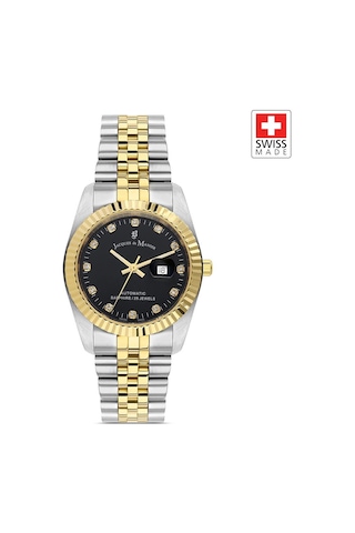 Inspıratıon Jwl04111 Sellita Sw100, 25 Jewels Otomatik Mekanizmalı, Swiss Made Kadın Kol Saati Gold - Gümüş