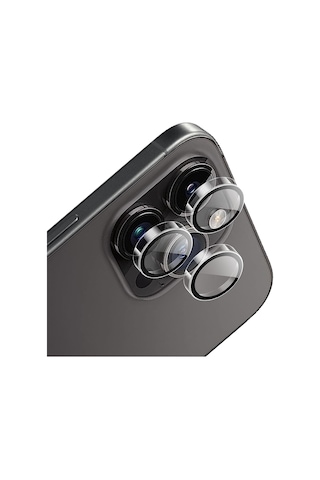 İphone Uyumlu 16 Pro Max Raptic Armour Serisi Kamera Lens Koruyucu Şeffaf