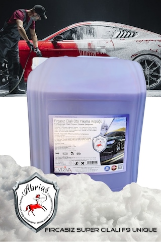 Fırçasız Cilalı Oto Yıkama Şampuanı F9 Unique 20 L