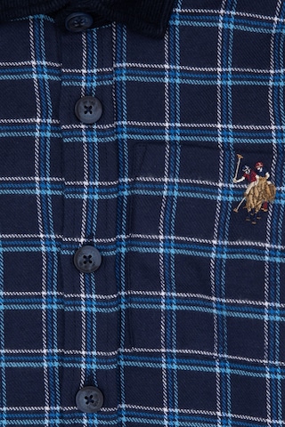 U.s. Polo Assn. Erkek Çocuk İndigo Gömlek Desenli 50316674-vr028 İndigo