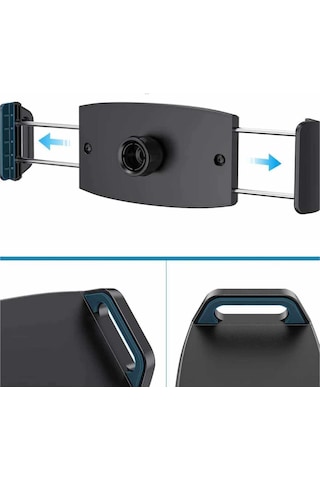 Plentiful Flexible Esnek Masa Telefon Tutucu L365 Gri - Siyah