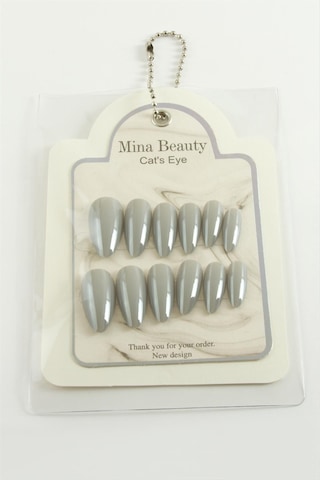 Muratech Mina Beauty Kedi Gözü Takma Tırnak-bordo