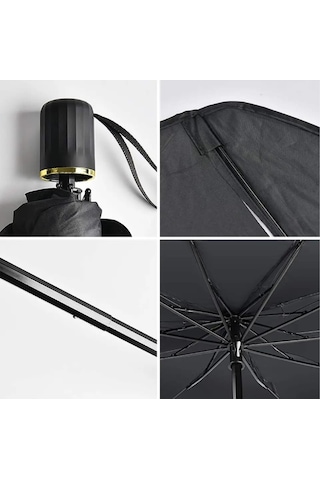 Oto Katlanabilir Güneşlik Şemsiye Ön Cam Gölgelik 118 Cm - 65 Cm