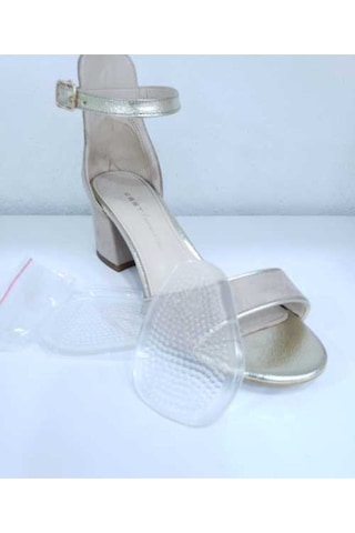 1çift Topuklu Kadın Ayakkabısı Için Kaydırmaz Şeffaf Jel Silikon Kendinden Yapışkanlı Tabanlık