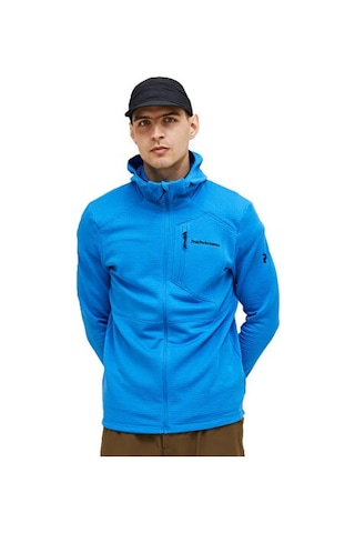 Peak Performance M Traıl Polartec Zıp Hood Erkek Günlük Sweatshirt G80169050t Mavi