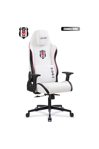 Fanchair X Beşiktaş 1903 Lisanslı Oyuncu Koltuğu-37 Beyaz