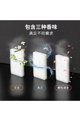 Youmex Dayanıklı Ve Kompakt Araç Çöp Kutusu İle Aromaterapi Difüzörlü Araç Tutucu Mavi