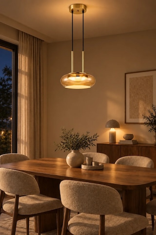 Led Sarkıt Avize Modern Avize Gold Detaylı Mutfak Adası Yemek Masası Salon Avizesi 18w 3 Renk Işık Siyah