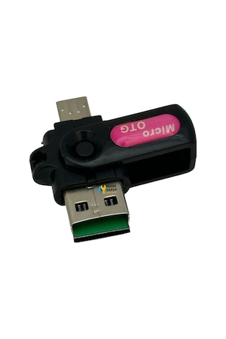 Otg Kart Okuyucu Sd/tf - 2'si 1 Arada - Micro/usb Kart Okuyucu