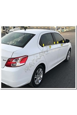 Db Chrome Peugeot 301 Cam Çıtası Nikelajı 2012 Sonrası 4 Parça P.