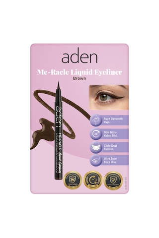 Aden Me-racle Liquid Eyeliner - Likit Eyeliner 02 Brown Kahverengi Diğer