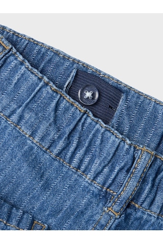 Name It Nmmben Tap Stripe Unisex Çocuk Jean Pantolon 13240293 Mavi