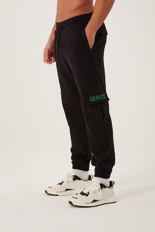 Quhox Erkek 3 İplik Jogger Eşofman Altı Siyah