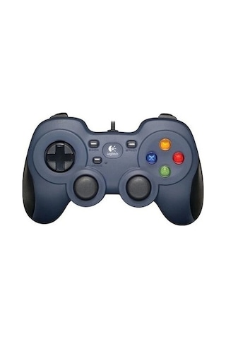 Logitech F310 Kablolu Gamepad Mavi Renk, Pc Uyumlu Ve Pürüzsüz Kıvrımlı Tasarım İle Rahat Oyun