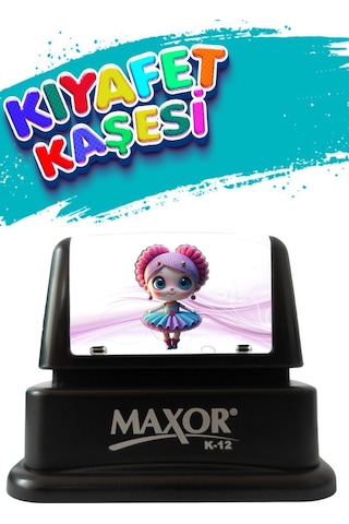 Maxor Kaşe Kıyafet Kaşesi Balerin Temalı Öğrenci Kaşesi / Kıyafet Etiketi / Kumaş Kıyafet Kaşesi