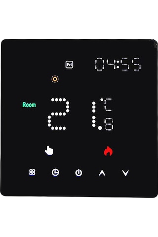 Springsun Akıllı Wifi Termostat - Ses Kontrollü, Uzaktan Kumandalı Zemin Isıtma Sistemi İçin