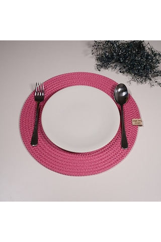 Zengin Design Home 10 Yuvarlak Runner & Amerikan Servisi Pembe